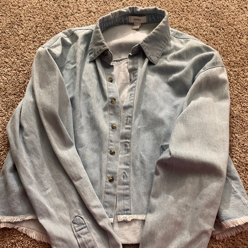 Cropped Denim Jacket